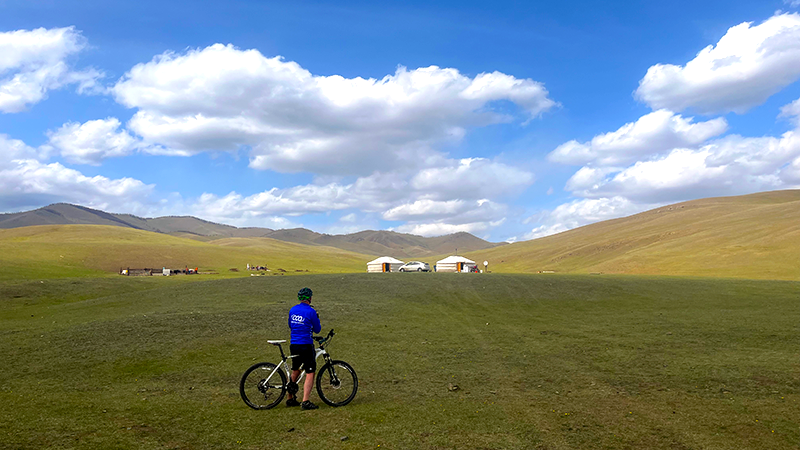 Reaching Mongolian Nomadic family